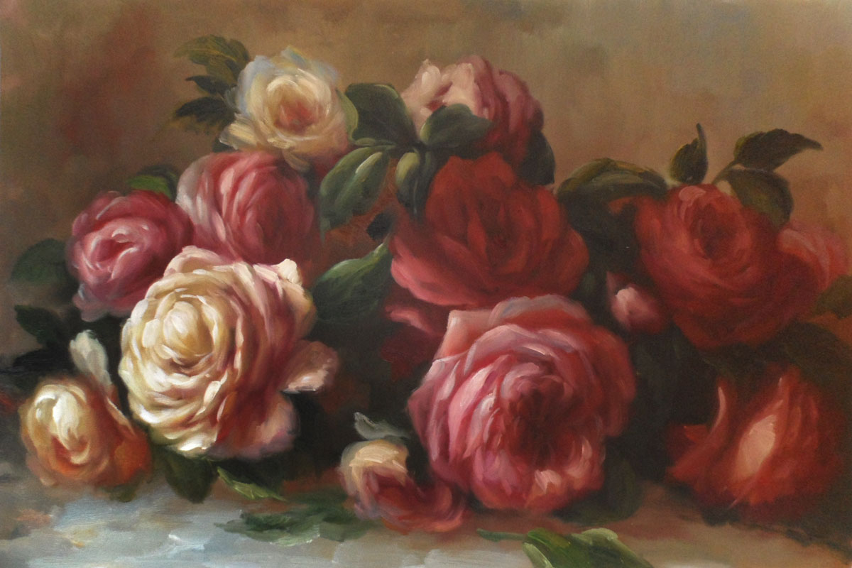 Discarded Roses art painting - Pierre-Auguste Renoir painting on canvas